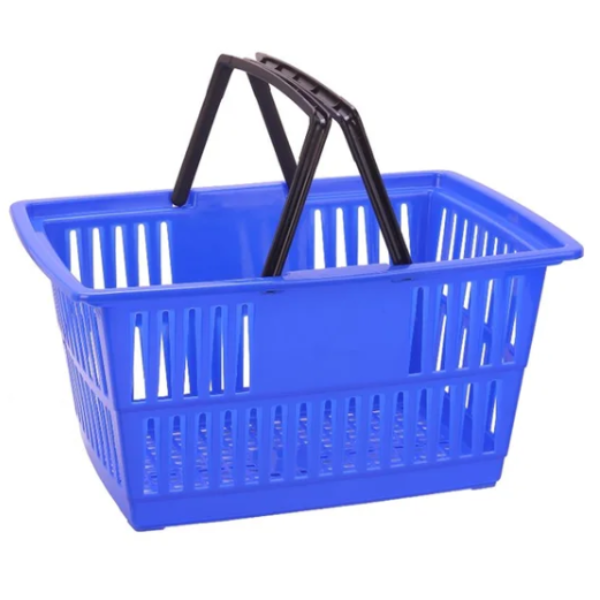 Canasta súpermercado de mano